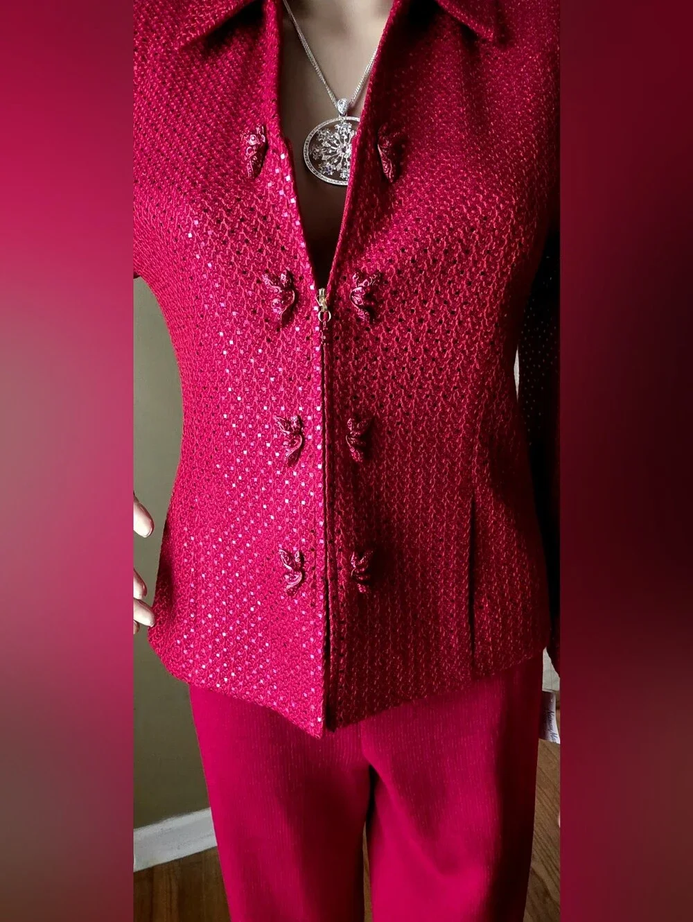 Vintage St. John by Marie Gray Two-Piece Evening Pantsuit